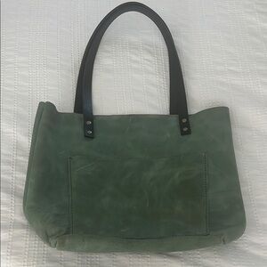 Portland leather company tote